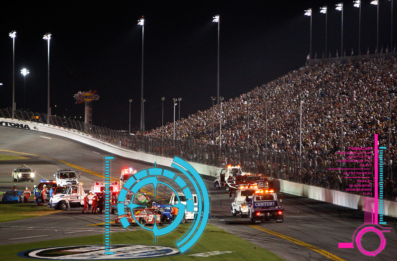 Illustration for article titled Anatomy Of A NASCAR Mega-Crash